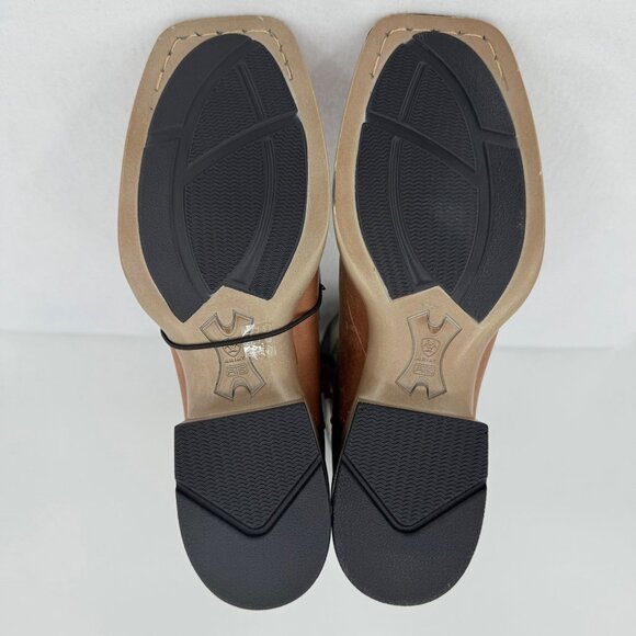 NWD Ariat Women's Odessa Brown/Metallic Turqueza Leather Western Boots Size 7B - Picture 8 of 15